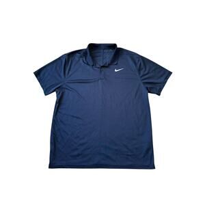 Nike DRI-FIT collard  Shirt, Black, size Large